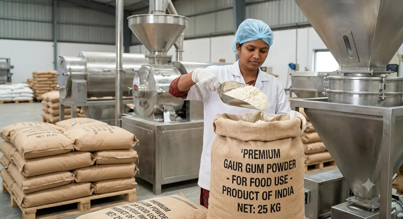 Food grade guar gum for international supply